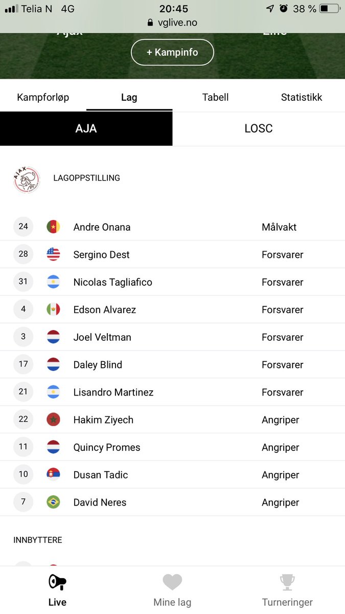 Rolig 6-0-4 for Ajax idag! Ny fotball revolusjon på gang <a href="/vg_live/">VGLive</a>