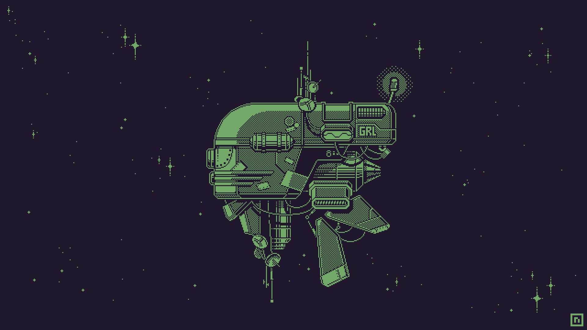 Космический корабль Pixel Art