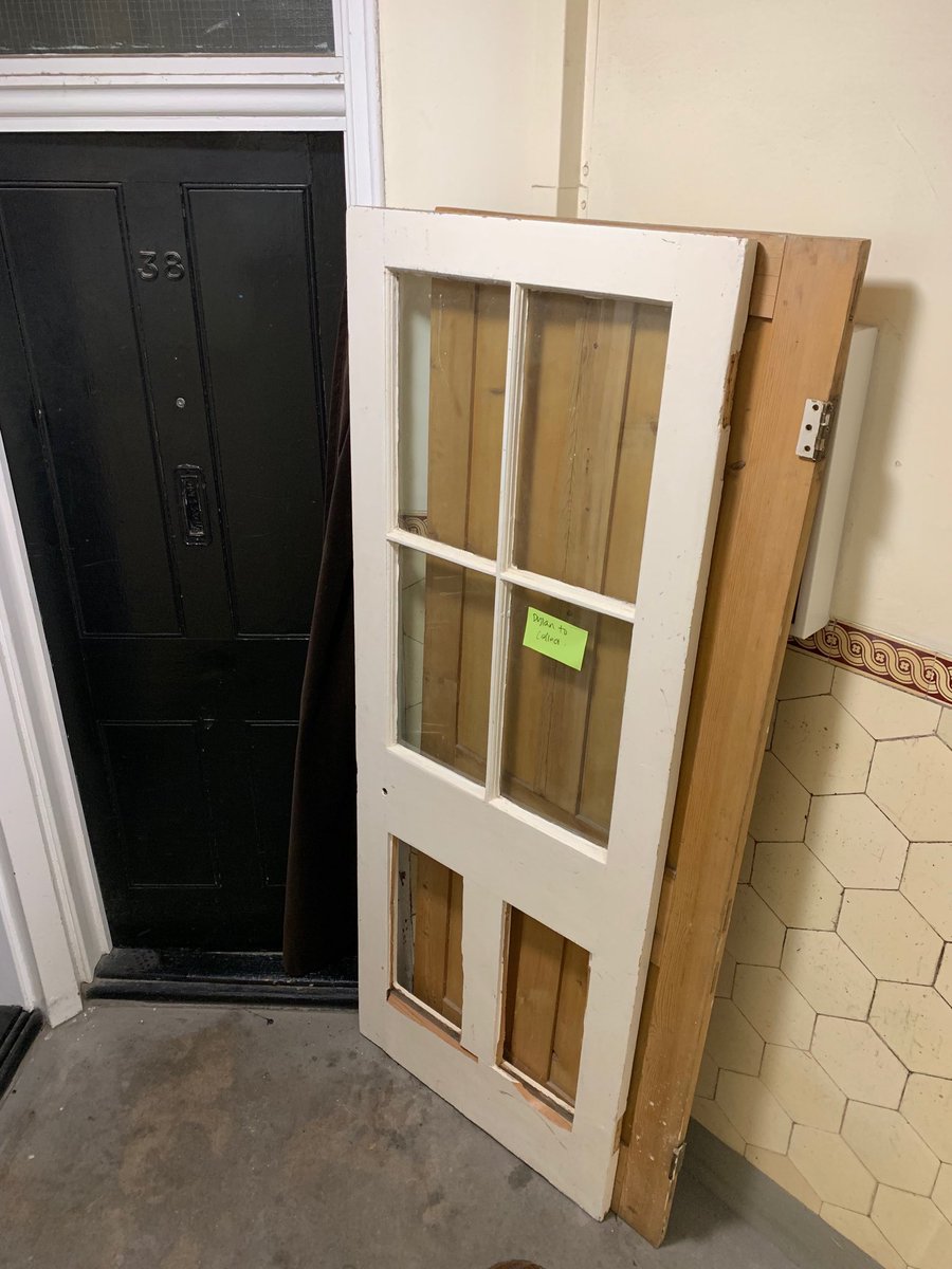 dianacochrane's tweet photo. @juliecurlie @WalworthSociety front doors is a theme for the #walworthhistoryfest .... looking forward to the transformation of these original #pullens doors https://t.co/trFA9Orty0
