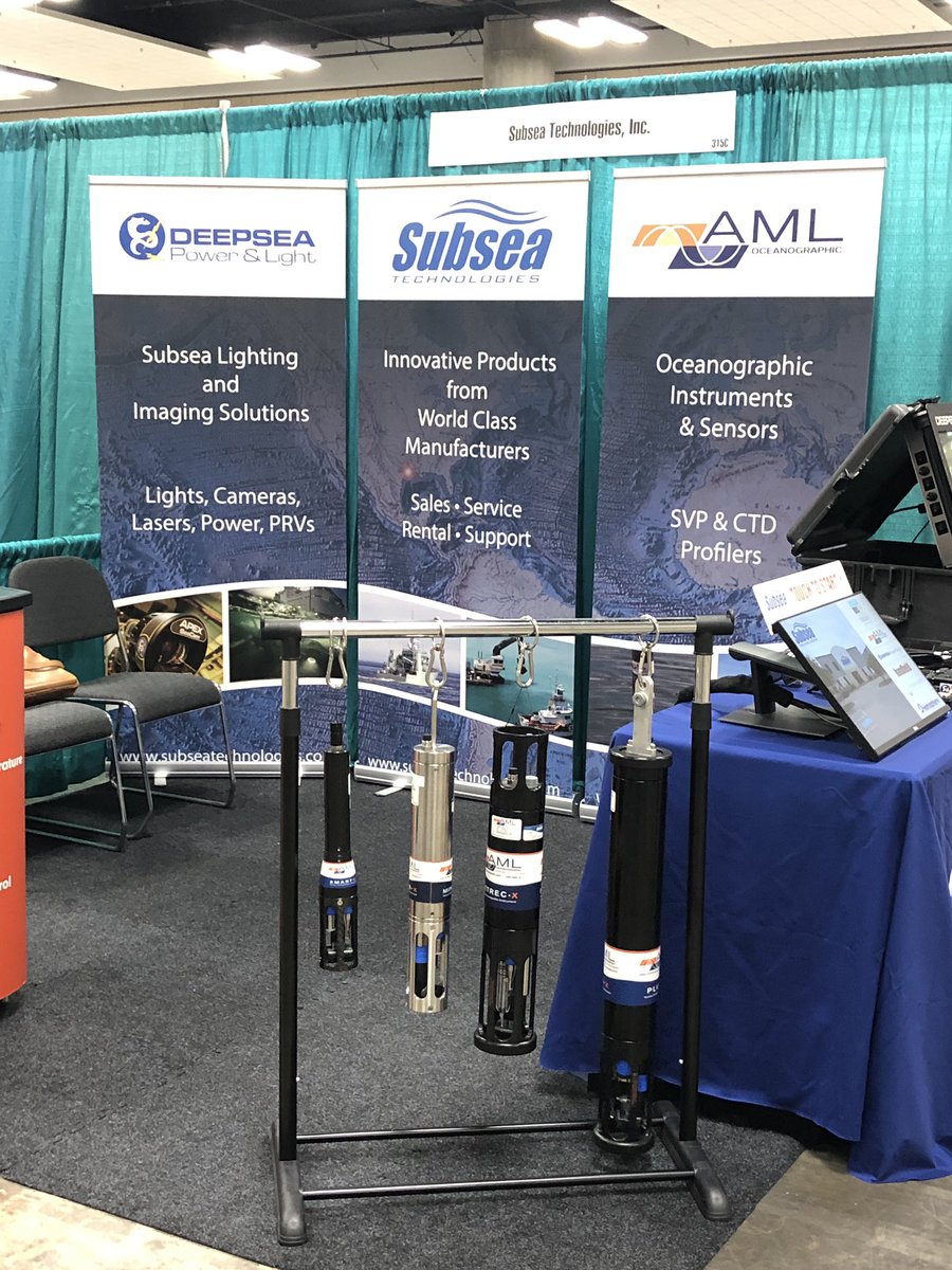 Subsea_Tech's tweet photo. Aloha! We’re at #OceanObs19 in Hawai’i this week. Stop by and see our @AMLocean showcase at booth 315C. https://t.co/Ywed8mXYAC