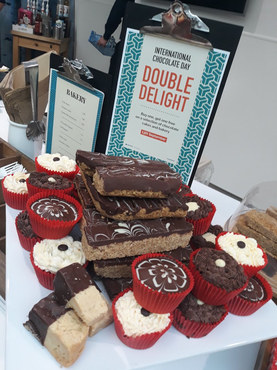 Tania94510360's tweet photo. Our homemade bakery products deserve some recognition! Double delight indeed! Never seen cakes sell so fast! #aviva @RA_Food @webb_geoff @minglai24 https://t.co/YM5UvpeiAA