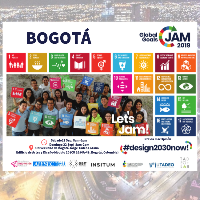 CooperacionUJTL's tweet photo. Llegaron los Global Goals Jam a la UTadeo #SoyUtadeo
Si quieres hacer parte de los retos sobre los Objetivos de Desarrollo Sostenible, no te pierdas esta gran oportunidad e inscribete en el siguiente link:
https://t.co/c6HXsq5KSC https://t.co/cjAmgGc3Oy