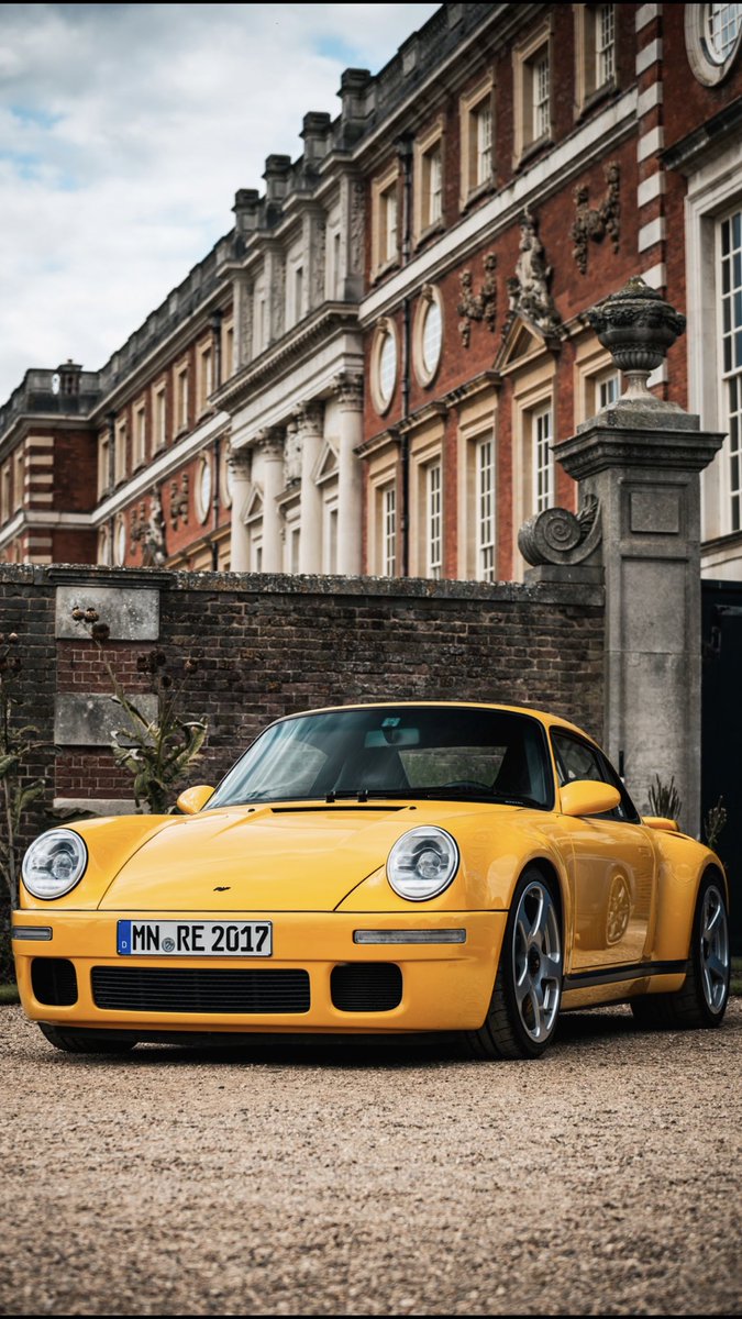 Feeling Ruf? If so, here’s a yellow car to cheer you up 🤒 #rufctr #yellowbird #porsche