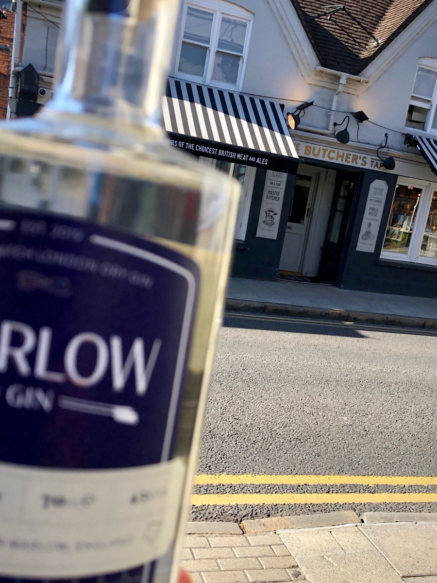 Now available to enjoy in the @MarlowButchers Marlow #marlow #marlowgin #gin #ginandtonic #thebutcherstapmarlow