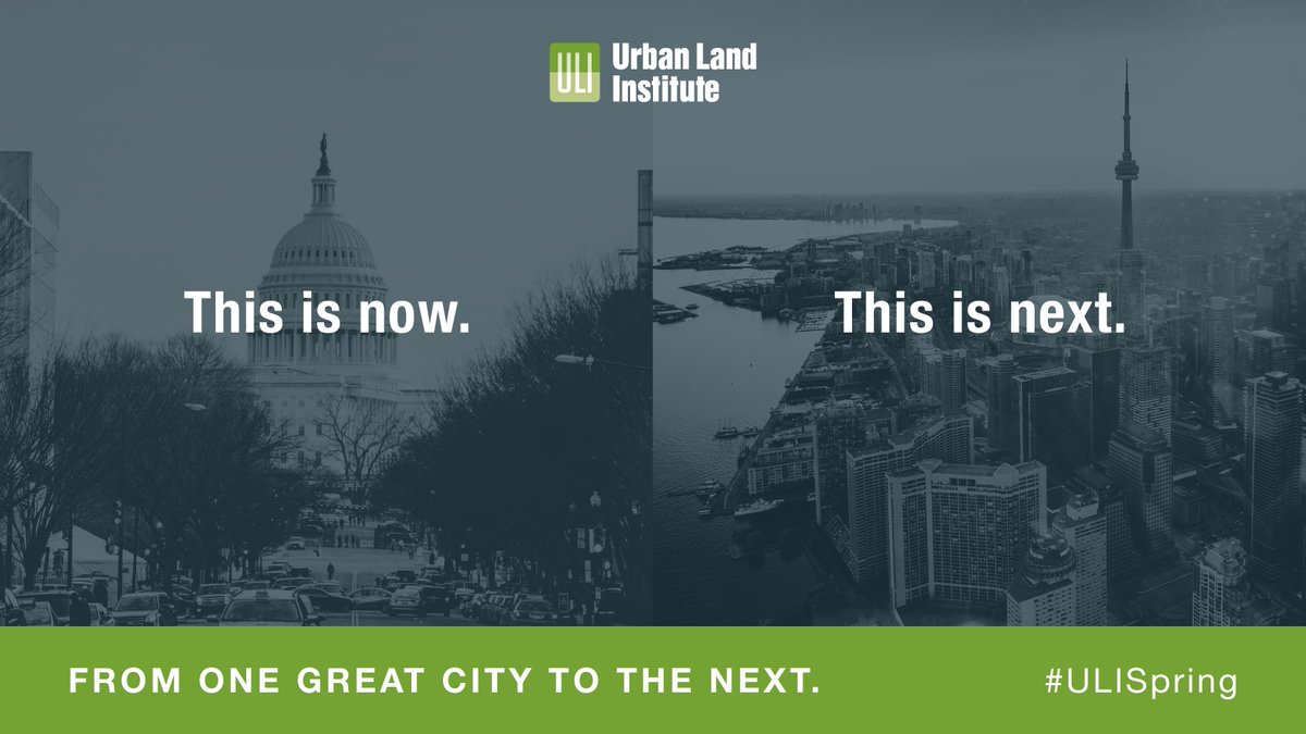 ULIToronto's tweet image. As @UrbanLandInst members descend on Washington for the Fall Meeting, we at ULI Toronto are excited for what will be coming after... #ULISpring #4daysout