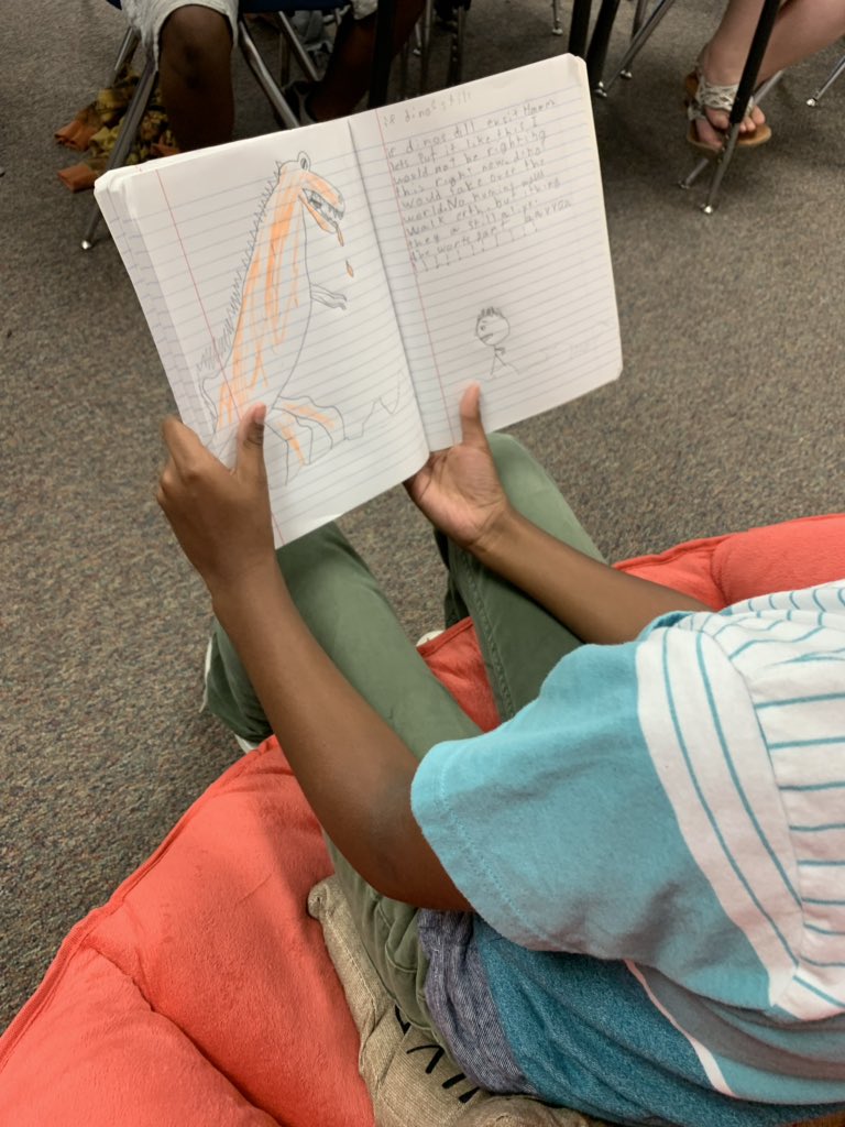 Another brilliant author that doubles as an illustrator. #changemakers #afternoonauthorschair #globalstemleaders