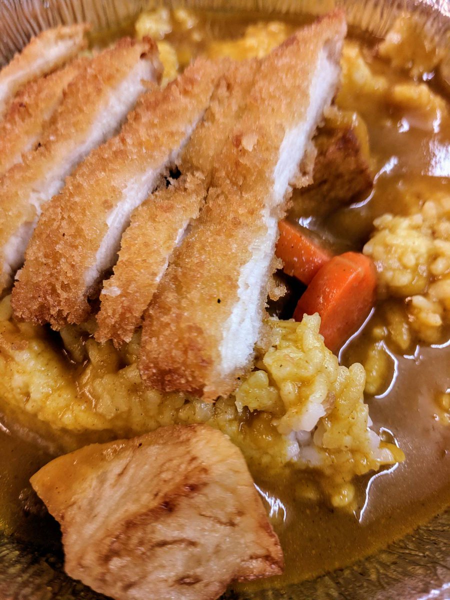 catarinalai's tweet photo. ๐ #delish @mealpal Tuesday special ๐ด chicken cutlet with curry rice from @StoneKorean
#goodeats #FiDiSF https://t.co/aazb2rigx2