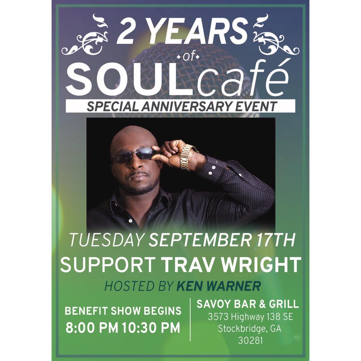 Tonight is the 2nd anniversary of Soul Cafe Poetry Night at Savoy. Join us tonight as we celebrate the best poetry night in town. We will also be supporting our brother Trav Wright tonight. Come on out to show your love.