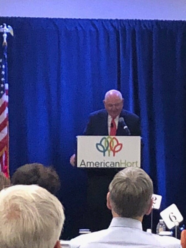 Ag Secretary Perdue assured growers he will continue to push the Department of Transportation to recognize horticulture crops for Ag trucking exemptions. 
He also brought up labor, technological improvements in growing, and international trade. 
#ImpactWashington