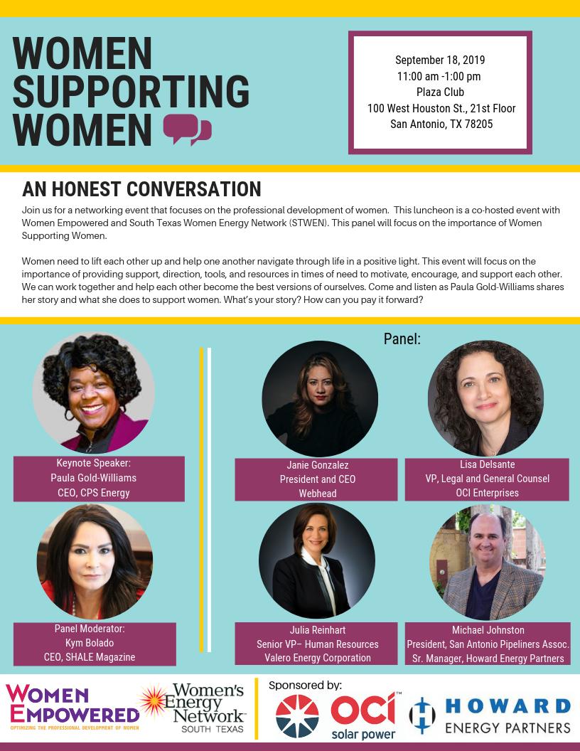 The Women Supporting Women luncheon is SOLD OUT! We are so excited and can't wait to see all of you who registered for this event tomorrow. #girlpower #women #energy @OCISolarPower <a href="/WE_CPSEnergy/">Women Empowered CPS Energy</a> <a href="/cpsenergy/">CPS Energy</a> @Paula_GW  <a href="/Shalemag/">SHALE Magazine</a> <a href="/webheadsa/">Webhead</a> <a href="/ValeroEnergy/">Valero</a>