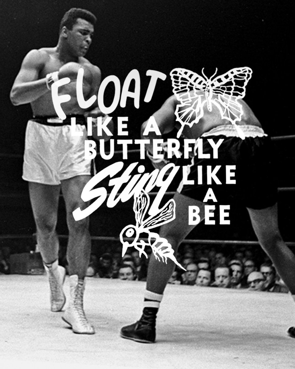 Muhammad Ali Float Like A Butterfly Sting Like A Bee Muhammad Ali X Rootsoffight Tank Available At T Co Hpwqpochyk Thegreatest Rootsoffight Knowyourroots Floatlikeabutterflystinglikeabee Muhammadali Goat T Co