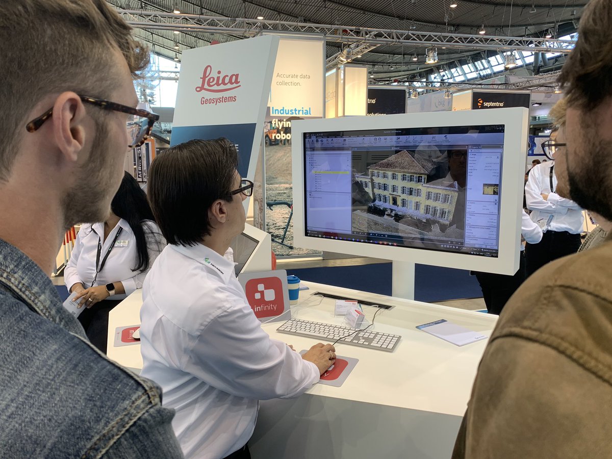 KevinHansonLGS's tweet photo. Day 1 #Intergeo2019 done! Busy day!  Here a nice simple oblique data set for a facade survey with an Aibot, using TS16 as control... #WhenItHasToBeRight #LeicaInfinity @LeicaGeoUAS @HexagonGeo @LeicaGeosystems https://t.co/av05uY2MLo