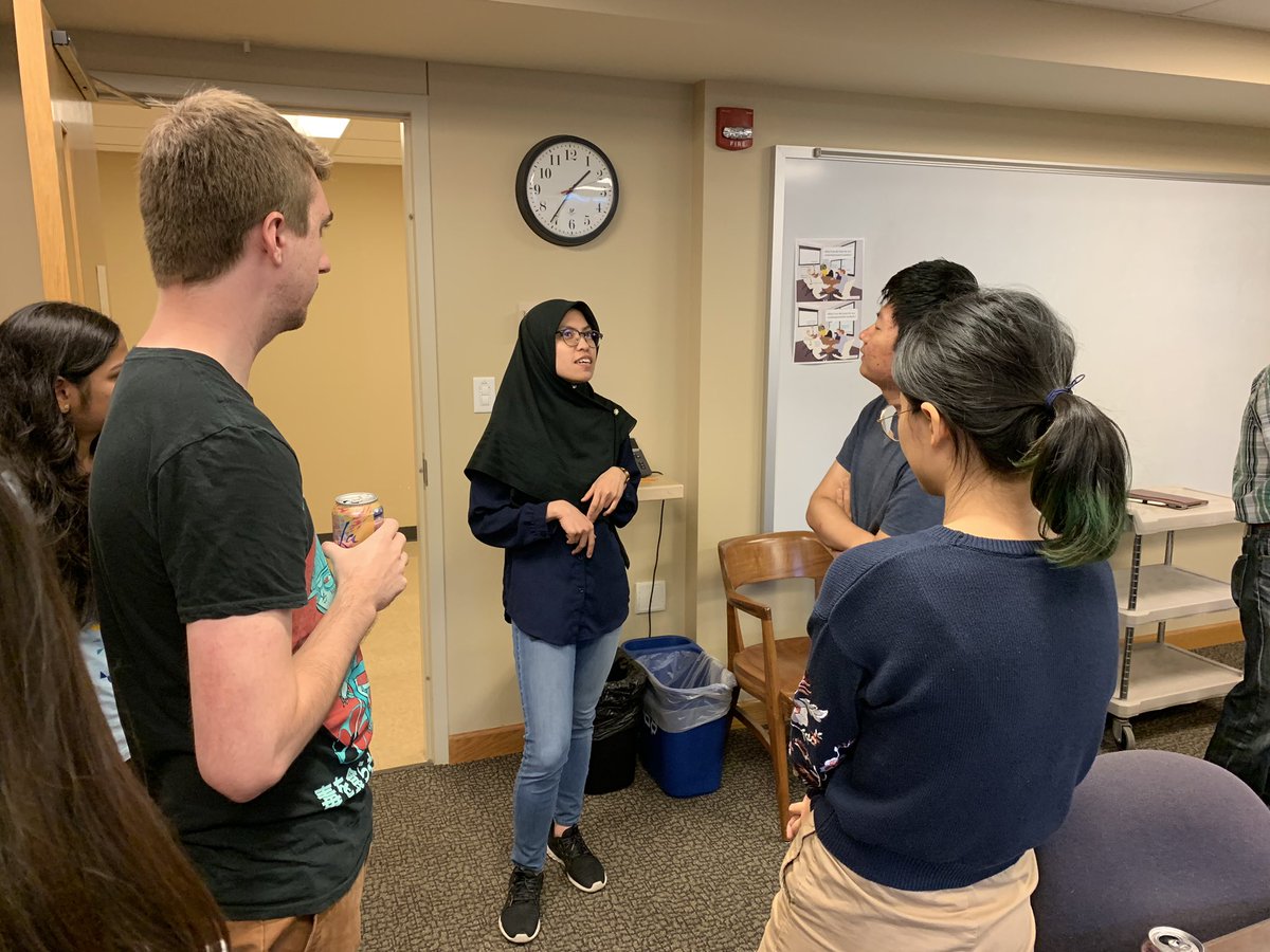 PurdueNeuro's tweet photo. Purdue Neuroscience&amp;Physiology Area started the weekly meeting/seminar series today. Exciting ideas came up for the upcoming weeks, stay tuned! @PurdueBiolSci https://t.co/L5Zx54MMyI