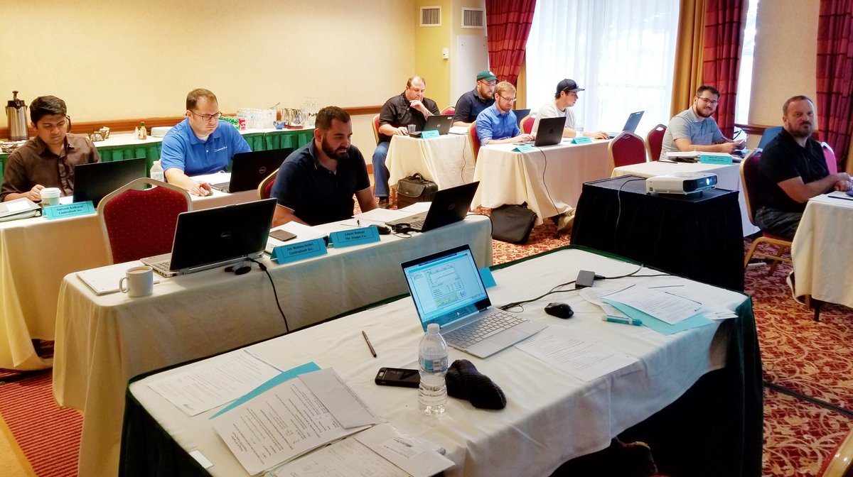 ControlSoftInc's tweet image. We welcome our latest trainees to Cleveland this week to teach them effective PID tuning methods and APC techniques. #PIDtuning #AdvancedProcessControl #ControlSoft #training bit.ly/PIDtraining