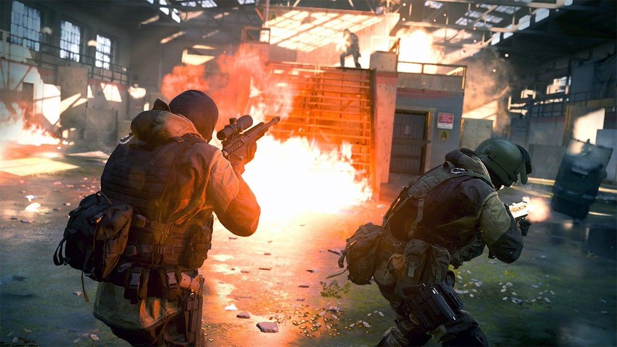 IGN's tweet photo. Call of Duty: Modern Warfare will support cross platform play on PS4, Xbox One, and PC - here's how it will work. https://t.co/xSb9Oy1kFA https://t.co/vCDQM42J5p