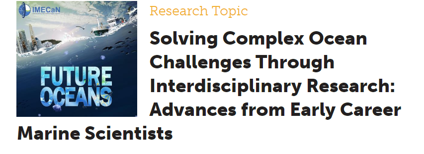 FrontMarineSci's tweet photo. We're calling on the #OceanObs19 Early Career Researchers!! Get involved in our ECR Special Volume, which is seeking the views of the next generation of senior scientists on how to shape the UN #OceanDecade! https://t.co/qF4LcloCDs @IMECaN4 https://t.co/uR5chTvvZu