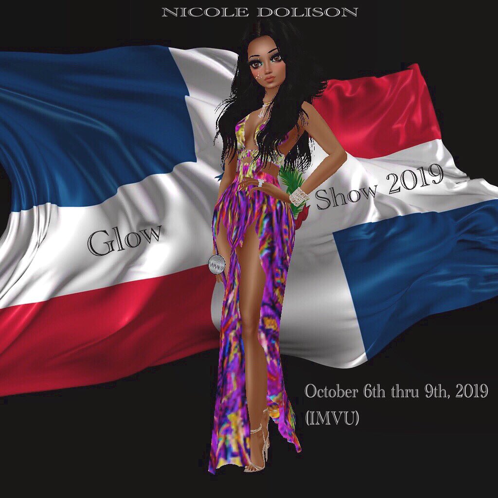 NDolisonIMVU's tweet photo. Glow Show 2019, Celebrating Hispanic Heritage Month 2019 in Santo Domingo, D.R.!! October, 6th thru 9th, 2019!!π©π΄π©π²πΈπ»πͺπ¨π¨π·π¨π΄π¨πΊπ¬πΉπ΅π·π²π½π΅π¦πͺπΈπ¦π·π»πͺππ³π΅πͺ #nicoledolison #imvu #nicoledolisonimvu #singersongwriter #rnbsinger #recordingartist #hispanicheritagemonth #latinas #latinasstandup https://t.co/Vzbpp0k7og