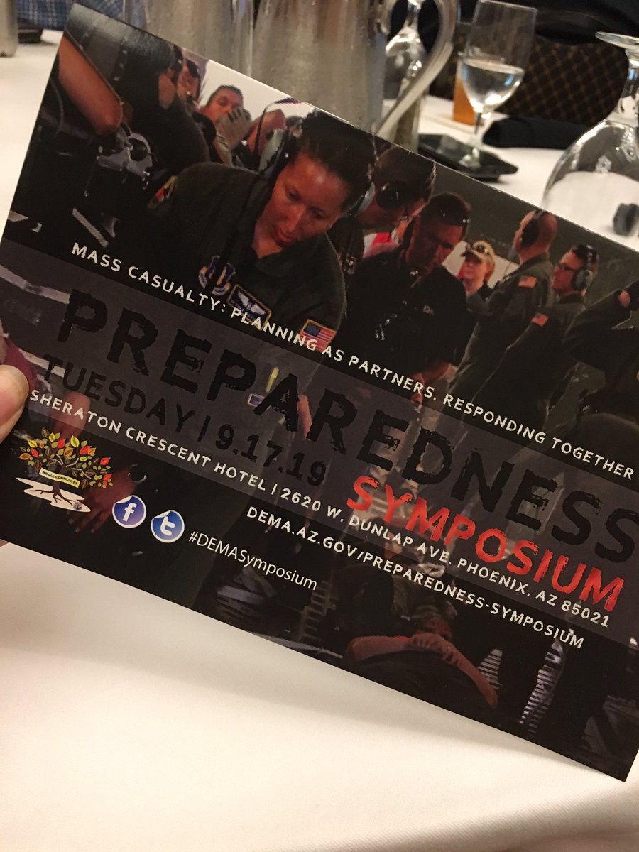 AzGaming's tweet photo. Thank you @AzEIN for being a partner in #preparedness #DEMAsymposium honors #VegasStrong https://t.co/FxeNCvXbOw