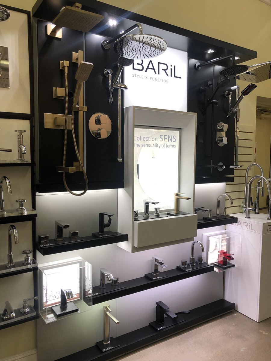 AlphaSalesCo's tweet image. Would you take a look at this beauty!!! Our newest Baril Display went up today at Hardware Bath &amp;amp; Spa is Fairfield NJ.... go check them out. #designerbath #bathroomsofinsta #luxurybthrooms #luxuryplumbing