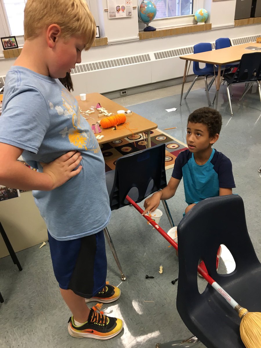 jennmoore134's tweet image. Creating Rube Goldberg machines today to turn on a pretend tv with a remote! Must be at least 3 chain reaction steps &amp;amp; 3 feet long. Teamwork, systems, and creativity in action! #3rd #reach @RobinsonElem @FrysFriends @GRRPrincipal