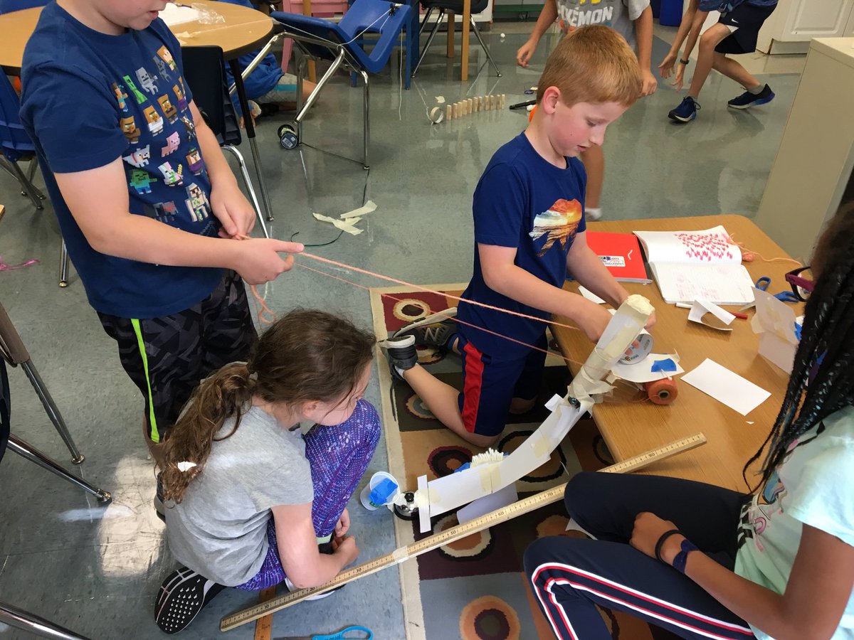 jennmoore134's tweet image. Creating Rube Goldberg machines today to turn on a pretend tv with a remote! Must be at least 3 chain reaction steps &amp;amp; 3 feet long. Teamwork, systems, and creativity in action! #3rd #reach @RobinsonElem @FrysFriends @GRRPrincipal