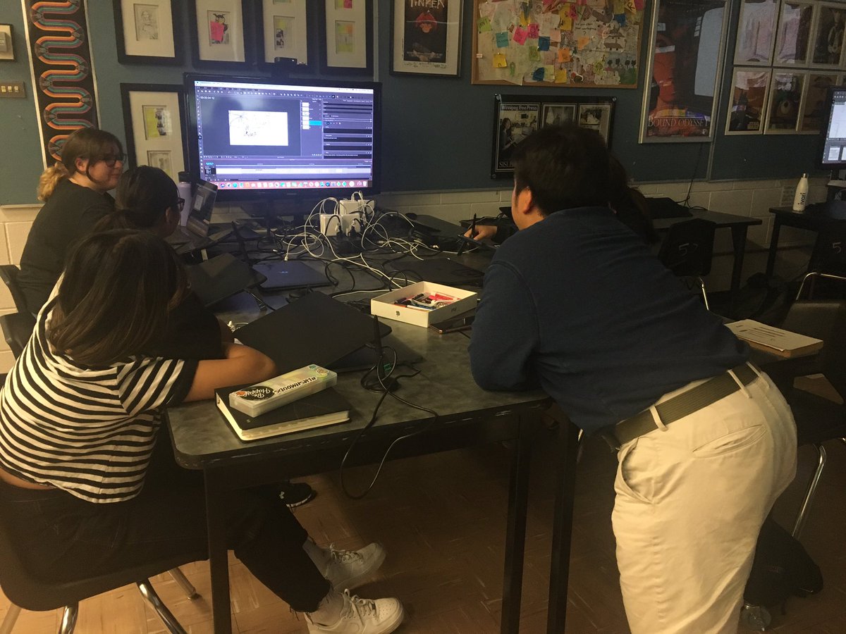 SislerHIDI's tweet photo. PostHigh students are getting into story with @toonboomanimation #StoryboardPro #animatics #timing #animation https://t.co/13oSrmlUUY