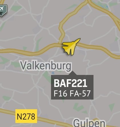 is_keelu's tweet photo. Belgian Air Force
General Dynamics F-16AM Fighting Falcon
Spotted N/E of Valkenburg in the #Netherlands
#BAF221 #44F0A7 #FA57 #FighterJets #Jets #Warplanes #Planespotting #Planespotter #aviation #militaryaviation #MilitaryAircrafts #Planespotters https://t.co/MNHclEI4ql
