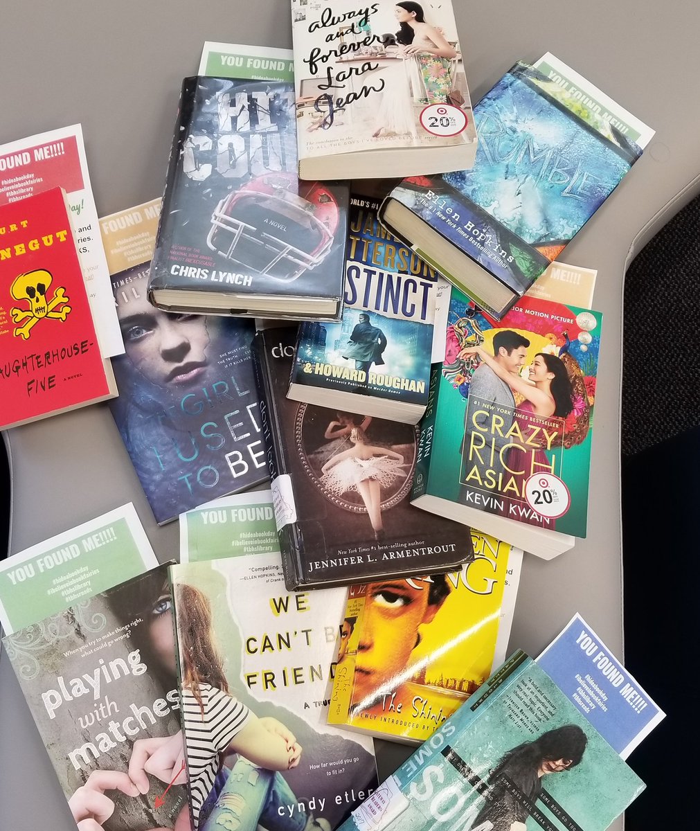 tbhslibrary's tweet photo. THE BOOK FAIRIES ARE COMING TOMORROW!!! Ahhh! We are excited too! If you find a book, stop by the library for a treat and a picture. 💜💛📚💛💜
#tbhsreads #tbhslibrary #bookfairies #hideabookday https://t.co/J2IGyd6Ptk