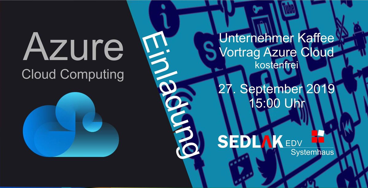 Vortrag Ms Azure Cloud Computing #edvsystemhaussedlak #kostenfrei #cloud #fürunternehmer #business #marktstraße4 #sonthofen
