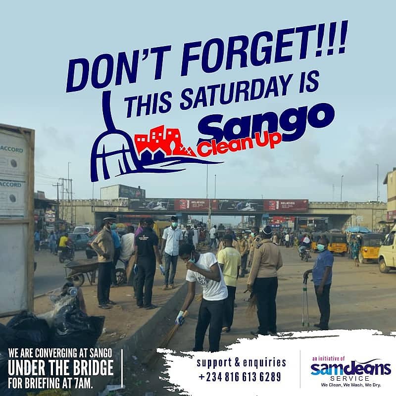 SamcleansS's tweet photo. REMINDER!!!! REMINDER!!!!! REMINDER!!!!!! πππππ
This is to bring to Our Notice that SANGO CLEAN UP is coming Up this Saturday.
We Plead you to be Around and Join the Great Project
Date: 21st September 2019
Time: 7am
Meeting point: Sango Underbridge #sangocleanup https://t.co/jx5Juj5nXZ