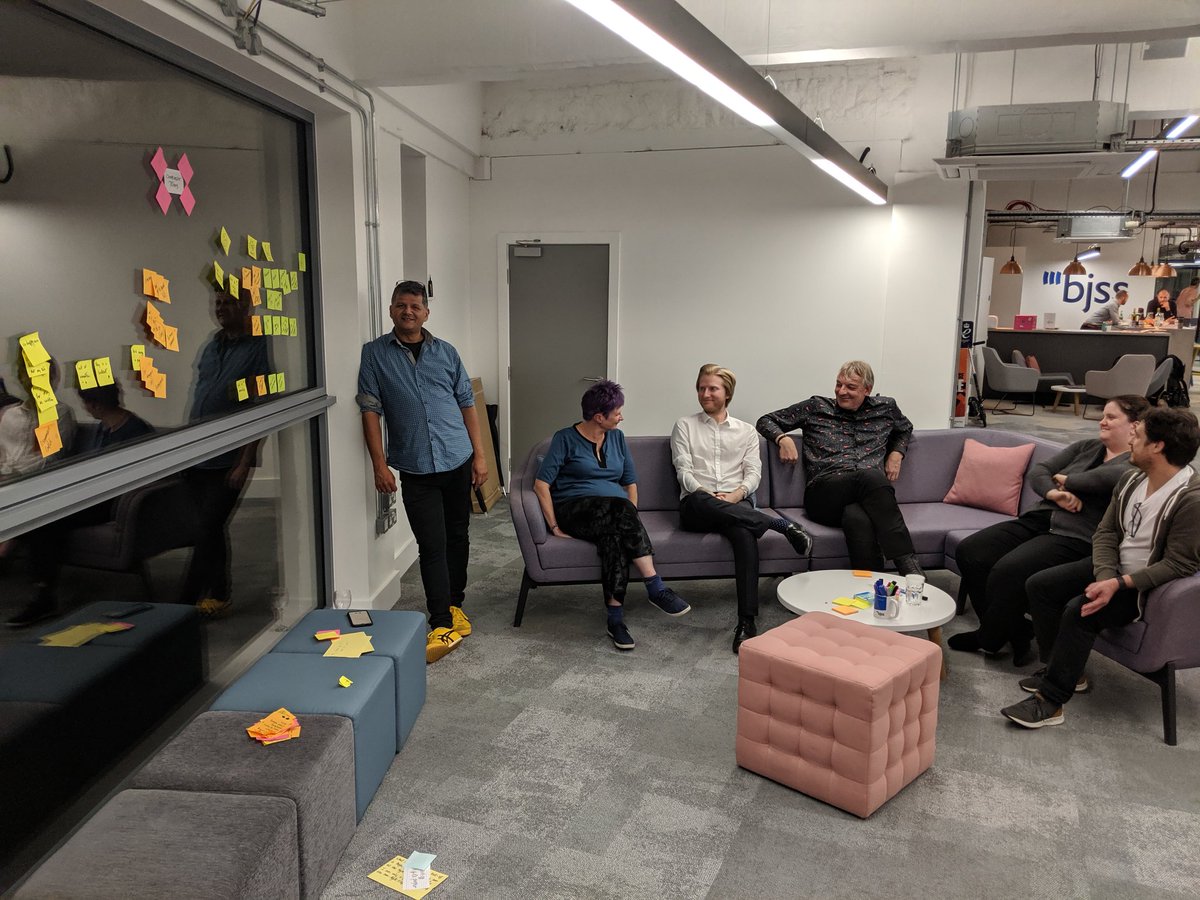 Great space for a scrum clinic thanks @BJSSLtd