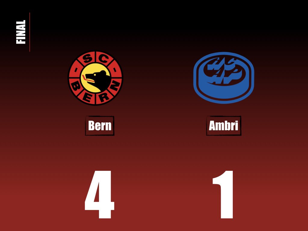 SCBern_Live's tweet photo. 60‘| Die Mutzen gewinnen gegen den @HCAP1937 dank einer starken Teamleistung mit 4:1! #SCBern #SCBHCAP https://t.co/jshCu0OOAm