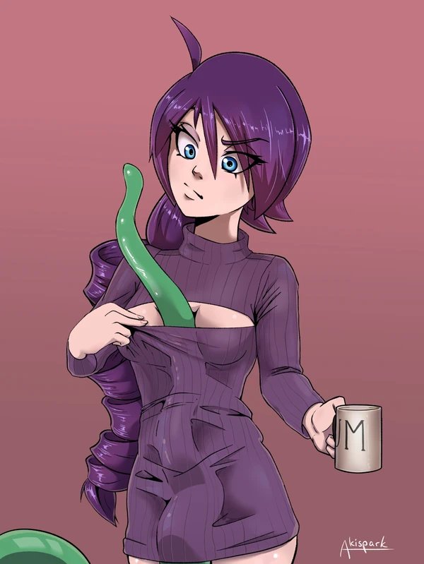 “A @zone_tan @Z0NE drawing inspired by @szmitten

I guess L...