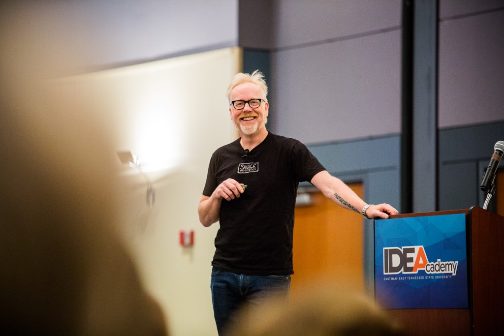 "The reason there are iterations is that it's just a wrong turn. The only failure is not getting back on the path." - Adam Savage 

#IDEAcademy2019