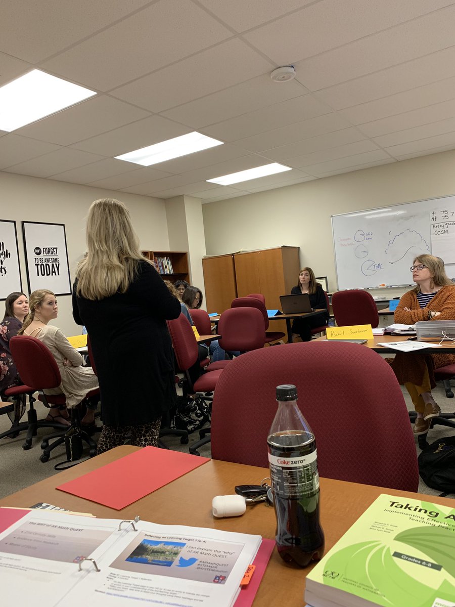 britnee_wright's tweet photo. Day 1 of AR Math QuEST-Introduction to Ambitious Teaching was awesome! Engaging with a room full of dedicated educators committed to southeast Arkansas students made for a rewarding day! Thank you teachers! #ARMathQuEST #STEM4AR #ambitiousteaching https://t.co/iHaJnxx6vp