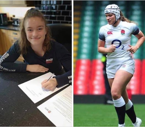 WDRugby's tweet photo. @_jodieounsley Huge Congratulations! Selection for Elite Women’s 7s Squad #RoleModel Worlds first Deaf Player in Elite International Rugby!!! #1 https://t.co/x6y0nwvXqX