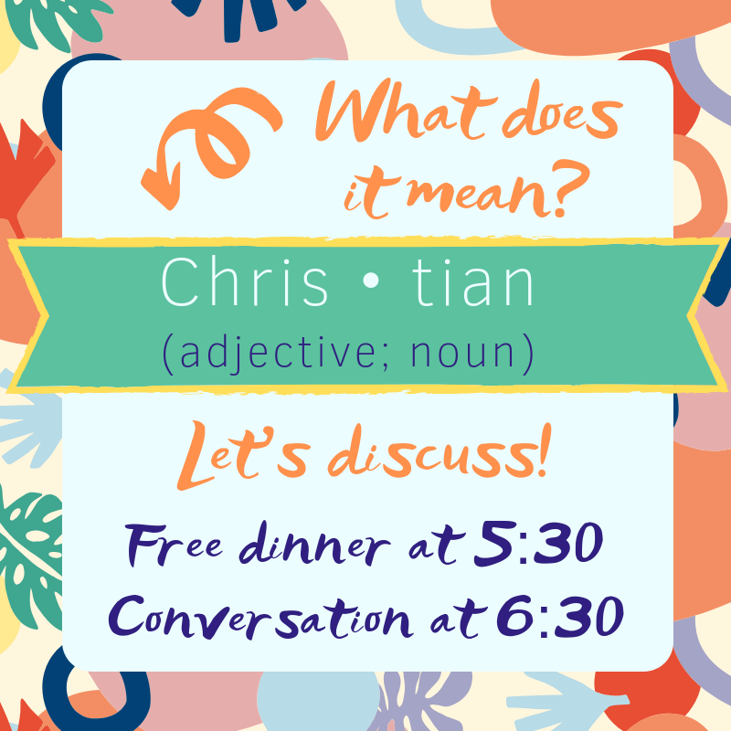 TheWaveStAndrew's tweet photo. Tomorrow night, we’ll be discussing what it means to be Christian in today’s climate. What’s in a title? Do labels matter? How do you express your faith? These are all big questions we’ll be tackling. You don’t want to miss it! https://t.co/DZAvoSQd4i