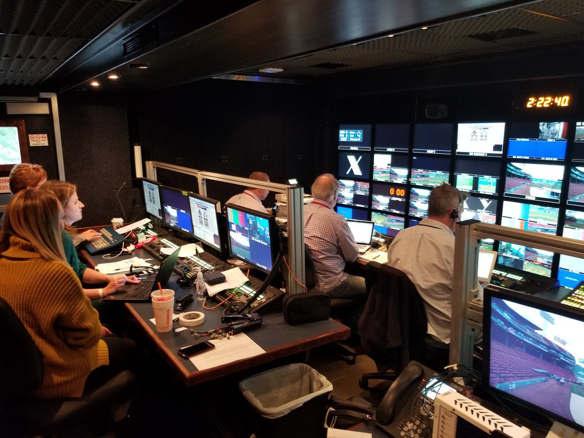 RiverHawkVideo's tweet photo. In the truck to shadow tonight's Red Sox game, huge thank you to @NESN for the opportunity to see a large production in action! https://t.co/gyNAyJirzO
