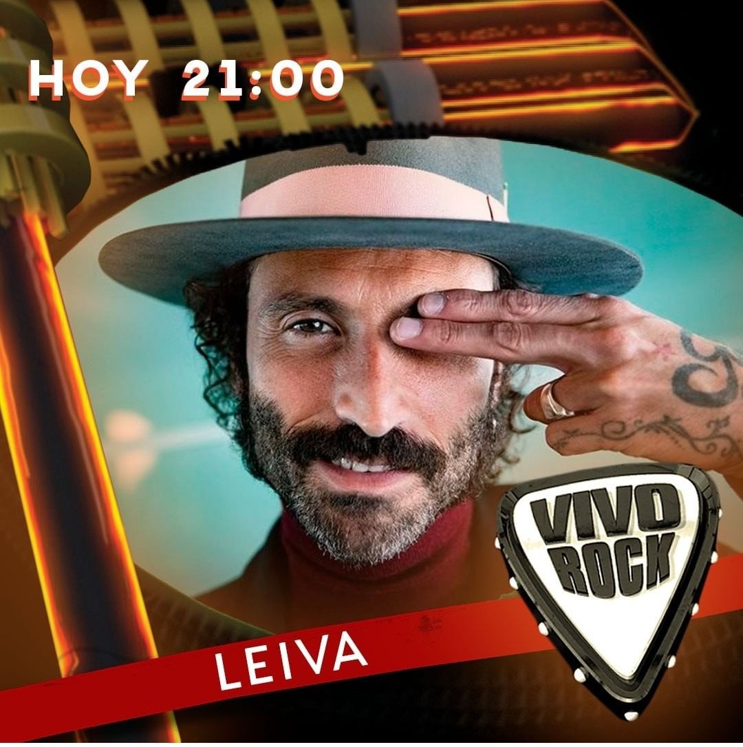 quieromusicatv's tweet photo. A las 21:00 @Leiva_Oficial visita #VivoRock ¡No te lo pierdas! #LeivaEnQuiero @BebeMusicTW https://t.co/HUQ1Hmu34F