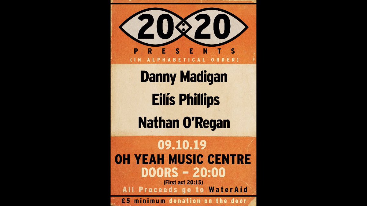 2020belfast's tweet photo. Next 20:20 is on the 9th of October. https://t.co/QmHOUdoBju