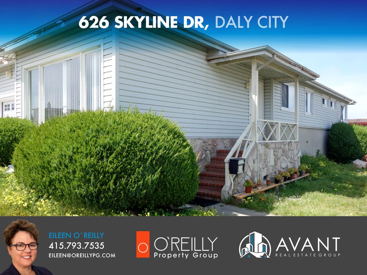 #JustSold 626 Skyline Dr, Daly City, CA sold for $721,000 | Contact Eileen O'Reilly for more info! 415.793.7535 | eileen@oreillypg.com | OReillyPG.com | Lic. 01928600 #DalyCity #California #OffMarket #RealEstate #HomeSweetHome #NewHome #Home #AvantSF