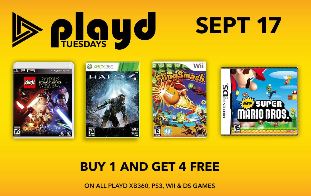 Eb Games Canada On Twitter It S Playd Tuesday Buy 1 And Get