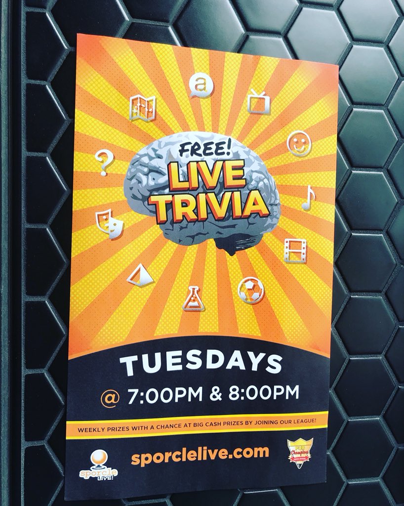 Birchslowertown's tweet photo. It’s Trivia night in Lowertown. 7pm &amp; 8pm, it’s free and easy, get down here. #trivianight https://t.co/jTet83Xwq8