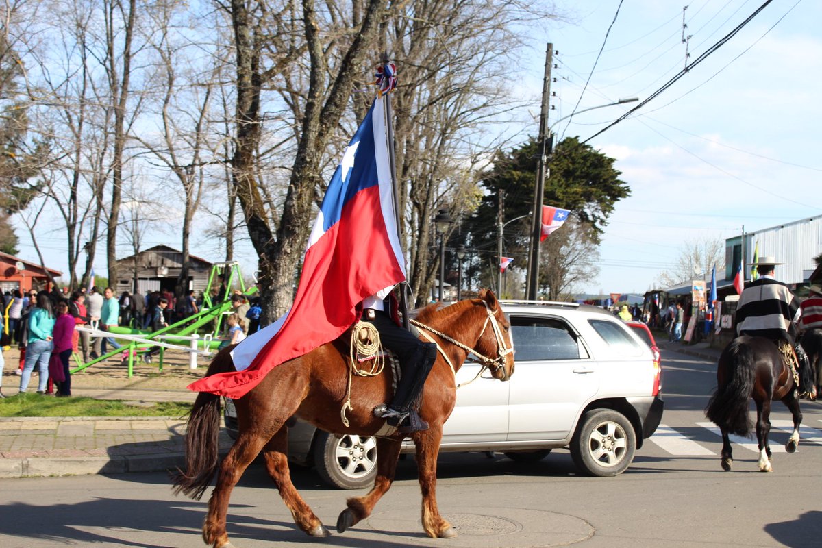 Lorena_VeraA's tweet photo. Compartiendo con la comunidad de Santa Clara, comuna de Bulnes en su desfile anual de celebración de Fiestas Patrias https://t.co/I29tQd1iYS