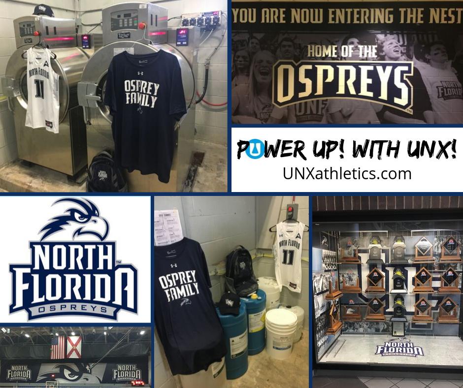 We are thrilled to welcome the University of North Florida to the #UNXfamily. The UNF Ospreys will #PowerUp and be #UNXclean this season! We can't wait to keep those Osprey uniforms clean! #SWOOPLife #UNXathletics #SpecTak #ThisIsUNX #SpecTakClean #ClayOut