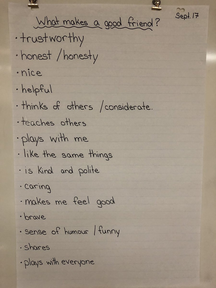 MmeCorbin's tweet photo. Talking about “what makes a good friend” in 3e année @CentennialSchoo. Our class has some great ideas! https://t.co/QSd1eSKktI