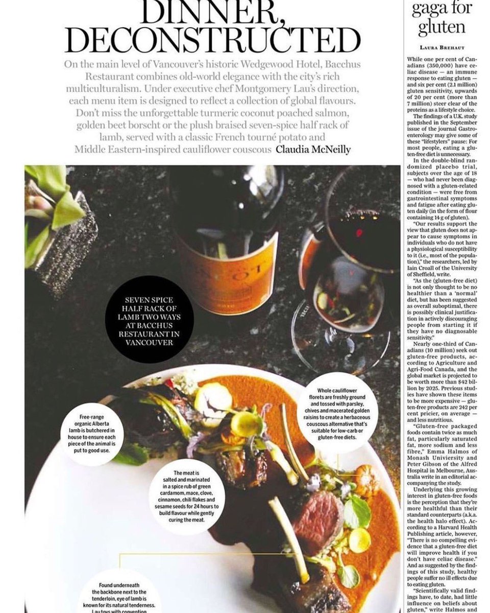 Thank you to <a href="/claudiamcneilly/">claudia</a> &amp; the National Post for this wonderful article on <a href="/montgomery_lau/">Montgomery Lau</a> &amp; his exquisite Seven Spice Half Rack of Lamb!
#deconstructed #vancouvereats #vancityeats #foodphotography #relaischateauxcanada #deliciousjourneys #nationalpost