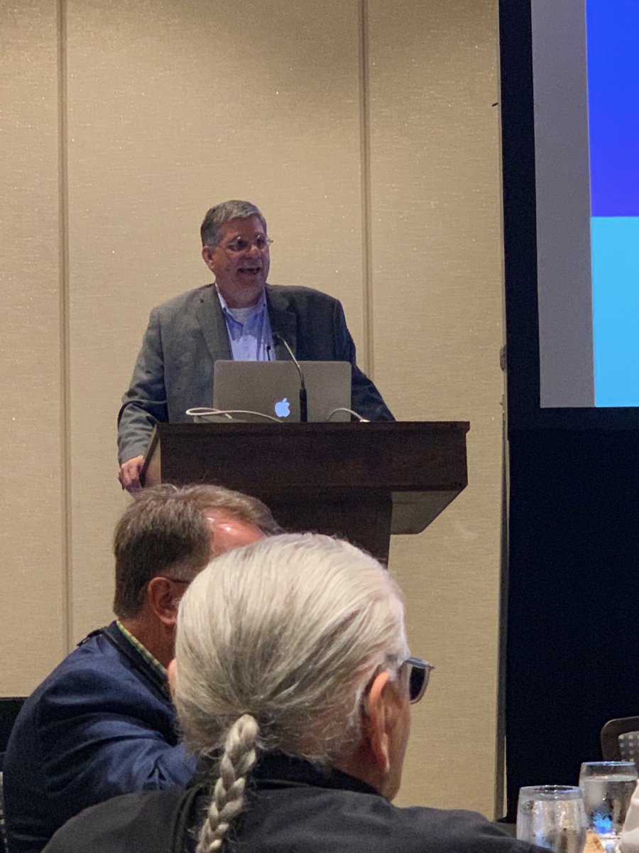 JodiRave's tweet image. Two NAJA Medill Milestone Achievement winners ⁦@TrahantReports⁩ and #TimGiago! Tim received standing ovation after keynote speech and Mark Trahant announced ⁦@IndianCountry⁩ as new ⁦@AP⁩ partner. This years #naja19 ⁦@najournalists⁩.