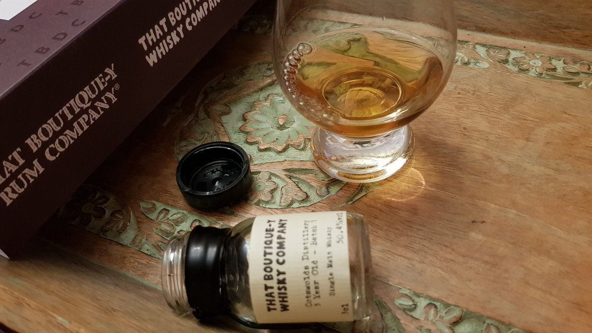 fr1day's tweet photo. An abundance of fruit jam (apricot +  marmalade), with a sweet toffee note balanced by a nice amount of bitterness. So much going on in this young whisky!

Really enjoying this dram. Definitely a distillery I'll be watching with keen interest 🧐🥃

#BoutiqueyWhisky #DramGoodClub https://t.co/Wk8gsQNb4J