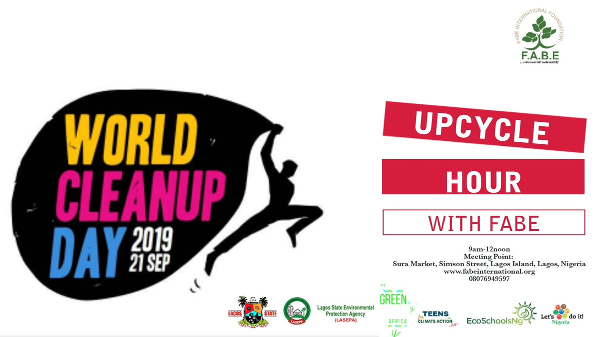 EcoSchoolsNG's tweet image. Hi,
Every second, 1500 plastic bottles end up as waste in the #ocean or dumpsite.

These bottles can be prevented from entering our oceans and dumpsite through #Upcycling. 

Have a date with us on the 21st as we engage you hands-on.

#UpcycleHourWithFABE 
#EcoSchoolsngExperience